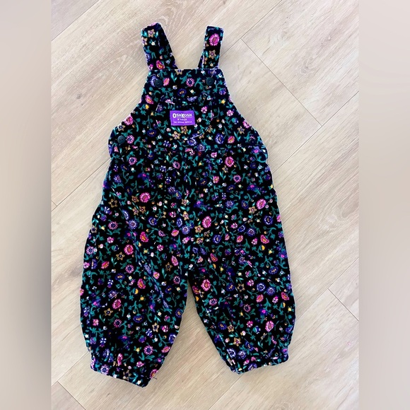 OshKosh B'gosh Other - Vintage OshKosh B'gosh Floral Kids Overalls - Multicolor
